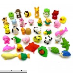 YETOOME 30 Puzzle Take Apart Animals Erasers Collectible Set of Adorable Japanese Style Novelty Pencil Eraser Toys Variety Gift Party Favors Games for Kids  B07KK4FFXZ